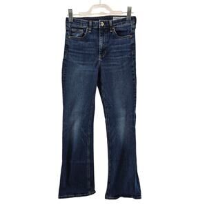 Rag & Bone Jeans Womens 26 Nina High Rise Ankle Flare Carla Wash Cabincore
